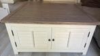 Salontafel, hout, landelijk/ romantisch. MOET WEG!, Huis en Inrichting, Tafels | Salontafels, Ophalen, Gebruikt, Vierkant, 50 tot 100 cm