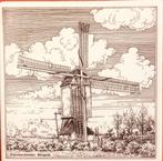 TEGEL : STANDAARDMOLEN BERGEIJK - 15x15 cm., Ophalen of Verzenden, Zo goed als nieuw