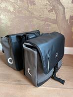 Fietstassen Willex - Dubbele Canvas - 46 L- Zw/gr als nieuw!, Ophalen of Verzenden, Zo goed als nieuw