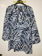 Mooie zwart wit blauwe ulla popken blouse maat 46 48, Ulla Popken, Ophalen of Verzenden, Zo goed als nieuw, Blouse of Tuniek
