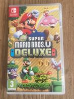 Nintendo Switch spel: New Super Mario Bros. U Deluxe, Spelcomputers en Games, Avontuur en Actie, Ophalen of Verzenden, Zo goed als nieuw