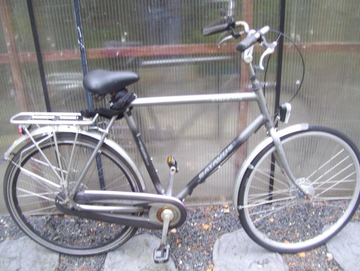 fiets, Fietsen en Brommers, Fietsen | Heren | Herenfietsen, Gebruikt, Batavus, 57 tot 61 cm, Versnellingen, Ophalen