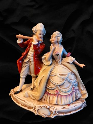 Grafenthal 1859 GDR porselein - cavalier met dame. beschikbaar voor biedingen