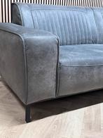 ZGAN Industriële Hoekbank Parijs Microleer - Grijs - 303x225, Huis en Inrichting, Banken | Bankstellen, Ophalen, -, -, Hoekbank