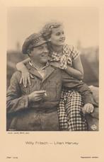 ansichtkaart, Lilian Harvey-Willy Fritsch  (185), Ophalen of Verzenden, 1940 tot 1960, Sterren en Beroemdheden