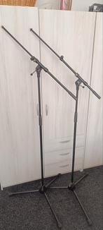 2 K&M Microfoonstandaards - Gebruikt, Ophalen of Verzenden, Gebruikt, Instrumentstandaard, Microfoon