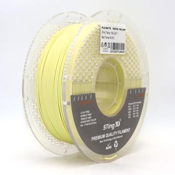 PLA Matte Yellow Pastel 1,75 mm beschikbaar voor biedingen