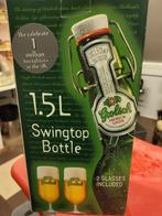 Grolsch 1,5L Beugelfles + Glazen - 1 Miljoen HL Editie, Ophalen of Verzenden