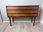 Vintage Deens design mid Century teakhout ladekastje, Huis en Inrichting, Minder dan 50 cm, Gebruikt, Teakhout, ?