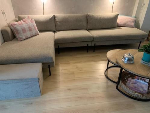 hoekbank, Huis en Inrichting, Banken | Complete zithoeken, Zo goed als nieuw, Stof, Ophalen