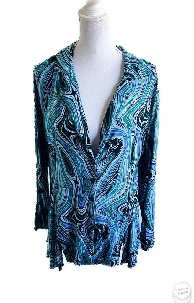 Mooi jasje van Art 44, Kleding | Dames, Jasjes, Kostuums en Pakken, Zo goed als nieuw, Jasje, Maat 42/44 (L), Blauw, Ophalen of Verzenden