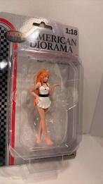 Figuur cosplay girl 1 American diorama 1.18, Hobby en Vrije tijd, Modelauto's | 1:18, Overige merken, Ophalen of Verzenden, Motor