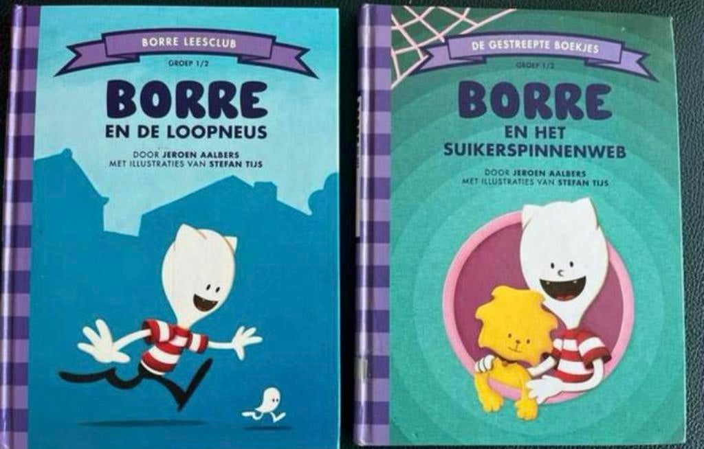 TWEE LEUKE LEESBOEKJES VAN BORRE, Ophalen of Verzenden, Zo goed als nieuw, Fictie algemeen
