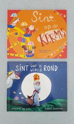 2x Prentenboek: Sint gaat wereld rond / Sint op de kermis, Fictie algemeen, Jongen of Meisje, Nieuw, Ophalen of Verzenden