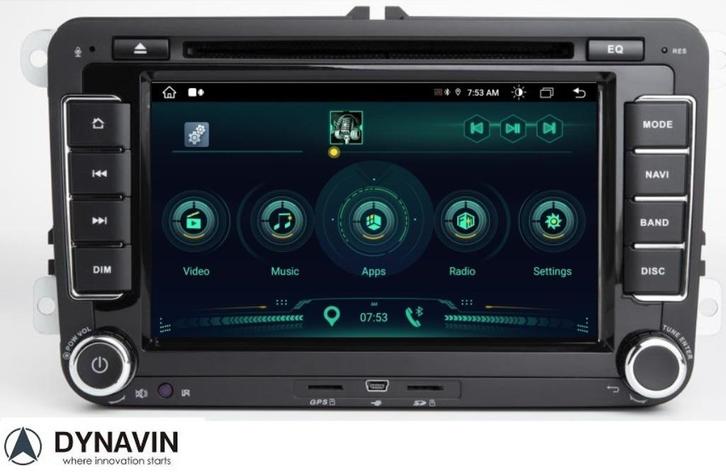 autoradio navigatie vw caddy dvd carkit android 14 carplay, Auto diversen, Autoradio's, Ophalen of Verzenden