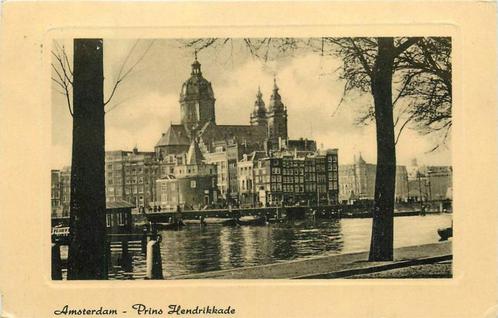 (381-097-025) Amsterdam Prins Hendrikkade, Verzamelen, Ansichtkaarten | Nederland, Noord-Holland, Verzenden
