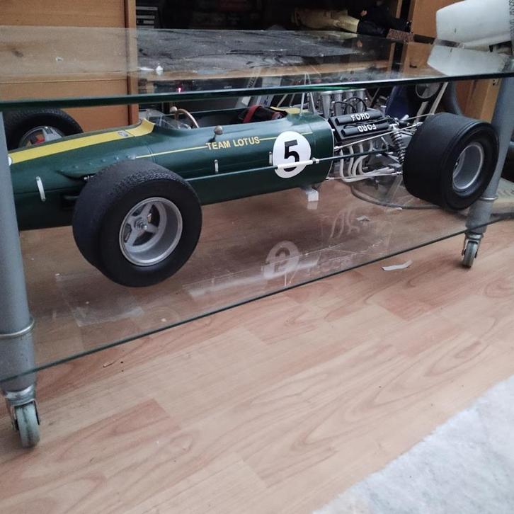 Lotus 49 van Jim Clark Zandvoort 100 cm 1:4?, Hobby en Vrije tijd, Modelauto's | 1:5 tot 1:12, Gebruikt, Auto, 1:5 t/m 1:8, Ophalen of Verzenden