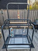 Speelstation papegaai, Dieren en Toebehoren, Ophalen of Verzenden, Gebruikt, Metaal, Vogelkooi