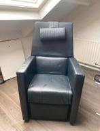 Leren stoel, Huis en Inrichting, Fauteuils, Ophalen of Verzenden, Zo goed als nieuw, 75 tot 100 cm, 50 tot 75 cm