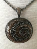 Coldwater Creek bruine ronde hanger aan ketting, Overige materialen, Verstelbaar, Nieuw, Ophalen of Verzenden