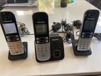 Panasonıc draadlos telefoon, Telecommunicatie, Ophalen of Verzenden, Zo goed als nieuw, 3 handsets