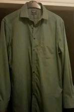 Donkergroen Strijkvrij Heren Overhemd, Ophalen, Nieuw, Halswijdte 41/42 (L), Olymp
