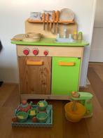 Leuke speelkeuken met accessoires, Ophalen, Gebruikt, Hout, Speelkeuken