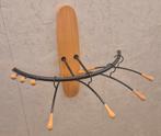 Bony Design wandkapstok met hangers – hout & metaal, Gebruikt, Minder dan 100 cm, Metaal, Ophalen