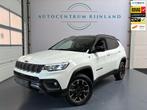 Jeep COMPASS 4xe 240 Plug-in Hybrid Electric Trailhawk 1 JAA, Auto's, Jeep, Automaat, 1250 kg, 4 cilinders, Leder en Stof