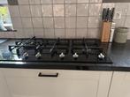 L vorm keuken met granieten blad (5.07m) - Scheurtje, Huis en Inrichting, Keuken | Complete keukens, Ophalen, Gebruikt, Zwart