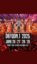 Defqon.1 2025 Weekend ticket te koop, Tickets en Kaartjes, Evenementen en Festivals, Eén persoon