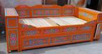 Mongools bed met kastjes, Ophalen, 85 tot 100 cm, Gebruikt, Lattenbodem
