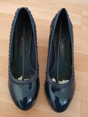 Maat 40 Naf naf retro lakpumps hakken blauw  beschikbaar voor biedingen