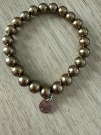 Ti Sento Armband met Zilveren Bedel, Ophalen of Verzenden, Zo goed als nieuw, Grijs, Met bedels of kralen