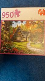 Jumbo Puzzel - The Autumn Cottage - 950 stukjes, Ophalen, 500 t/m 1500 stukjes, Zo goed als nieuw, Legpuzzel