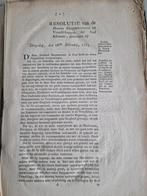 resolutie van heeren burgemeester en vroedschappen Alkmaar, Ophalen of Verzenden, 17e en 18e eeuw, Gelezen