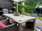 granieten tuintafel met RVS, Ophalen, Zo goed als nieuw, Rechthoekig, Overige materialen