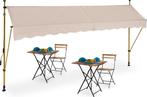 klem-zonwering - 350 cm breed - goud/zwart- zand - markies, Tuin en Terras, Ophalen, Overige materialen, 1 tot 2 meter, Duitsland