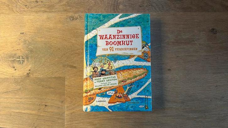 Terry Denton - De waanzinnige boomhut van 91 verdiepingen, Boeken, Kinderboeken | Jeugd | onder 10 jaar, Zo goed als nieuw, Fictie algemeen