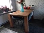 Steigerhouten eettafel, Huis en Inrichting, Tafels | Eettafels, Ophalen, Gebruikt, 200 cm of meer, 50 tot 100 cm