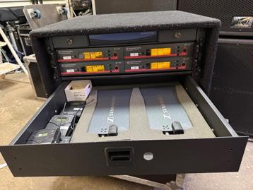 Sennheiser EW100 G3 Beltpack zender sets + case + vlaggen beschikbaar voor biedingen