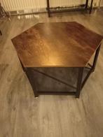 Te koop industriële salontafel als nieuw., Huis en Inrichting, Ophalen, 50 tot 100 cm, Rond, 50 tot 100 cm