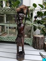 Afrikaanse krijger met drie speren en verentooi, Ophalen of Verzenden