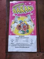 Circus/ affiche circus Barani/ Schayk 2025., Ophalen of Verzenden, Gebruikt