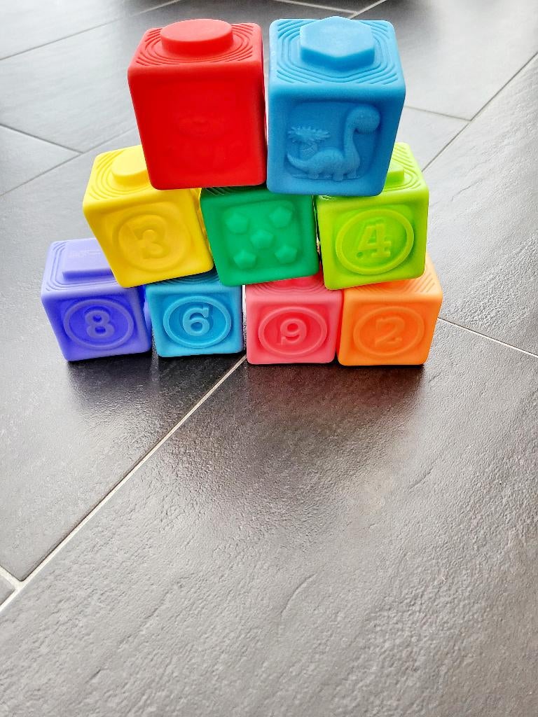 Speelgoed Play stapel voelblokken, Ophalen, Zo goed als nieuw, Bouwen