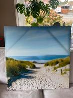Canvas poster strand duinen 78x78, Ophalen