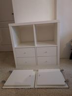 Ikea Kallax kastje compleet met lades en deurtjes, Huis en Inrichting, Kasten | Boekenkasten, Ophalen, 50 tot 100 cm, Zo goed als nieuw