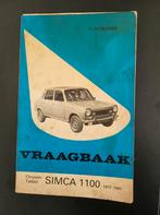 Vraagbaak Simca 1100 1977-1980, Auto diversen, Ophalen of Verzenden