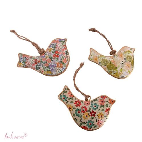 3 metalen vogeltjes Imbarro 10x10 cm leuk kado lente, Huis en Inrichting, Woonaccessoires | Overige, Nieuw, Ophalen of Verzenden