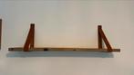 Houten wandplank met leren banden, Huis en Inrichting, Woonaccessoires | Wandplanken en Boekenplanken, Ophalen, Zo goed als nieuw